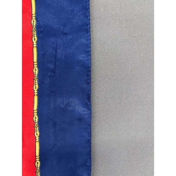 Vintage Celestial Silk Scarf Astronomical Sun Star Design Luxury Accessory Headw - Picture 4 of 5